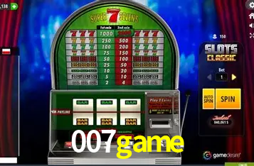 007game Cassino Online Certificado
